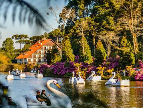Charmosa Casa 3 Quartos Lago Negro Gramado Bagian luar foto